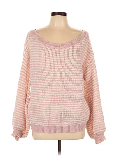 Pre-owned Unbranded Pullover Sweater In Pink