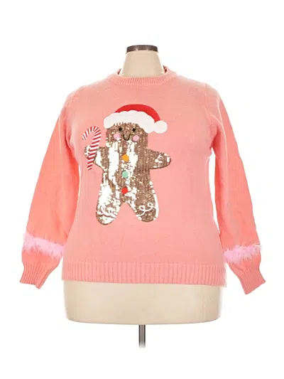Pre-owned Unbranded Pullover Sweater In Pink