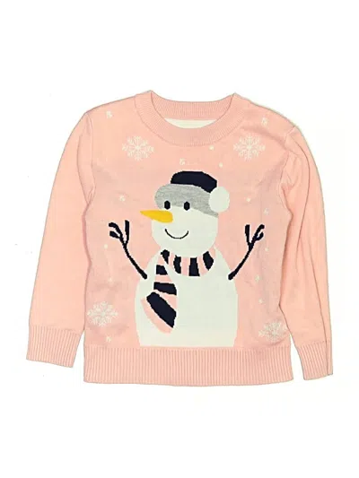 Pre-owned Unbranded Kids' Pullover Sweater In Pink