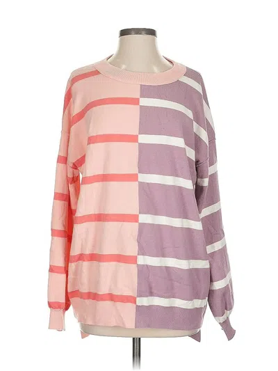 Pre-owned Unbranded Pullover Sweater In Purple