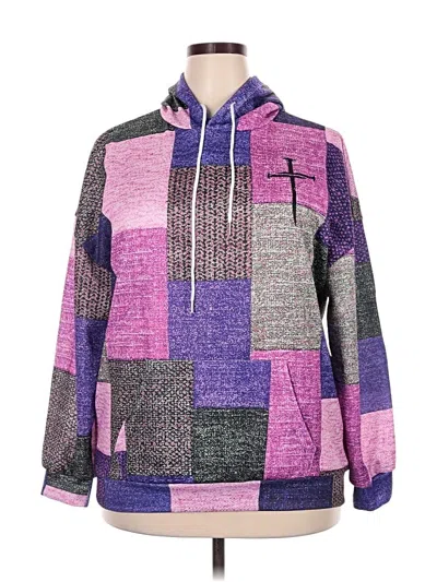 Pre-owned Unbranded Pullover Sweater In Purple