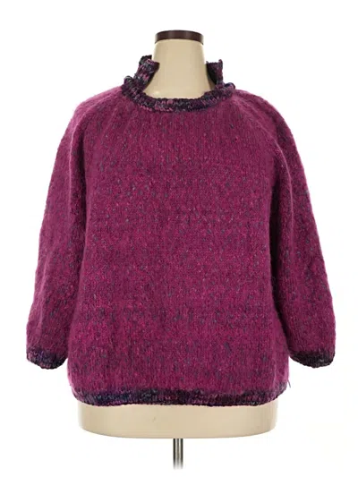Pre-owned Unbranded Pullover Sweater In Purple
