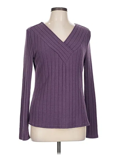 Pre-owned Unbranded Pullover Sweater In Purple