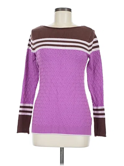 Pre-owned Unbranded Pullover Sweater In Purple
