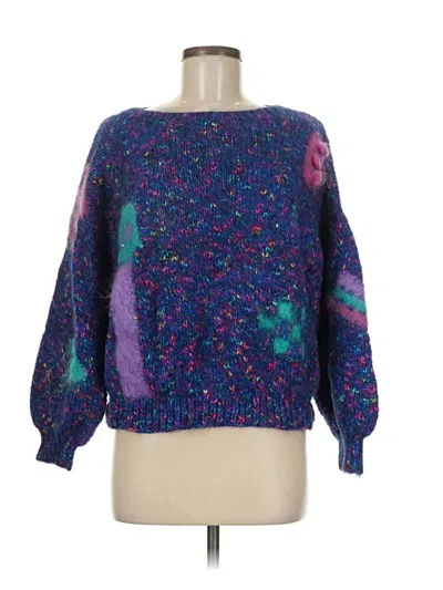 Pre-owned Unbranded Pullover Sweater In Purple
