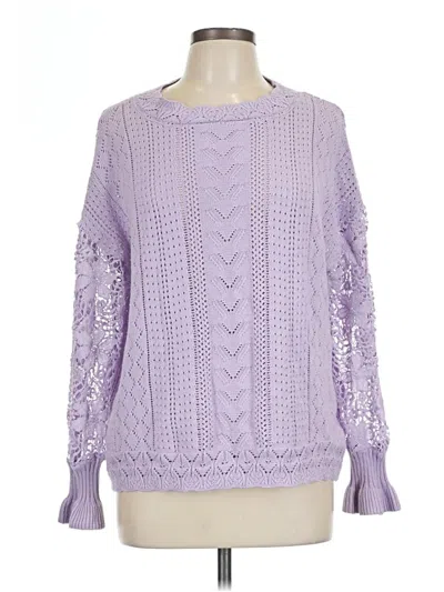 Pre-owned Unbranded Pullover Sweater In Purple