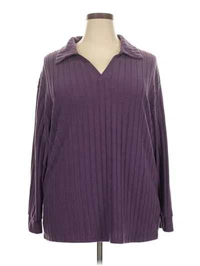 Pre-owned Unbranded Pullover Sweater In Purple