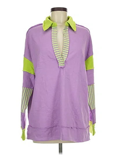 Pre-owned Unbranded Pullover Sweater In Purple