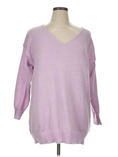 Pre-owned Unbranded Pullover Sweater In Purple