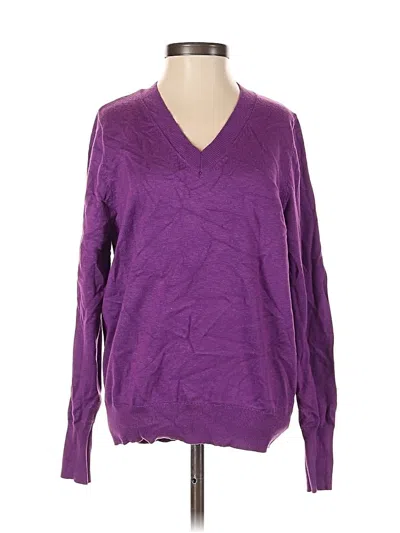 Pre-owned Unbranded Pullover Sweater In Purple