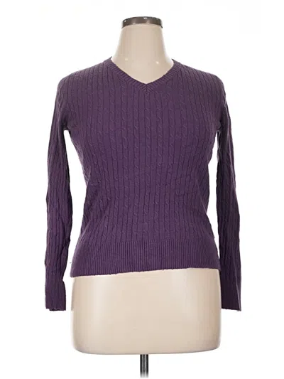 Pre-owned Unbranded Pullover Sweater In Purple