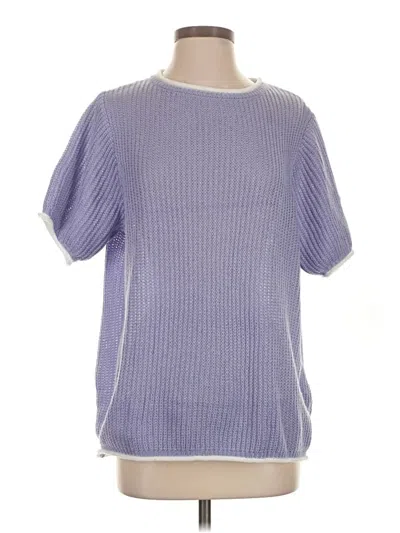Pre-owned Unbranded Pullover Sweater In Purple