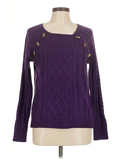 Pre-owned Unbranded Pullover Sweater In Purple