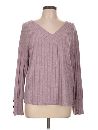 Pre-owned Unbranded Pullover Sweater In Purple