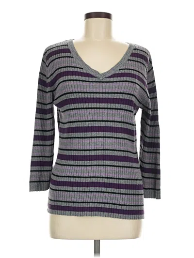 Pre-owned Unbranded Pullover Sweater In Purple