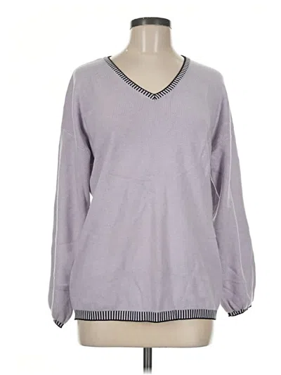 Pre-owned Unbranded Pullover Sweater In Purple
