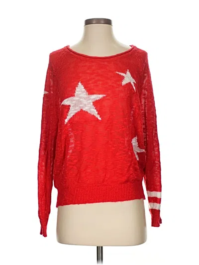 Pre-owned Unbranded Pullover Sweater In Red