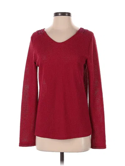 Pre-owned Unbranded Pullover Sweater In Red
