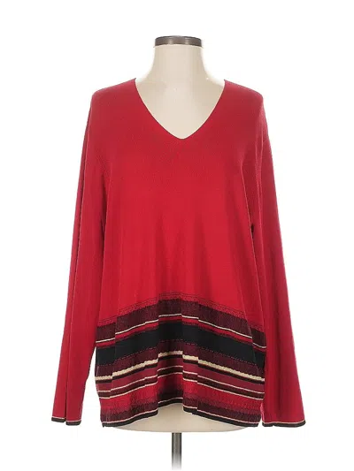 Pre-owned Unbranded Pullover Sweater In Red