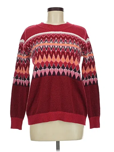 Pre-owned Unbranded Pullover Sweater In Red