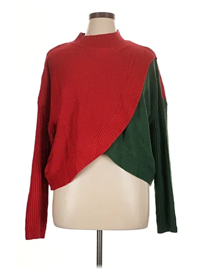 Pre-owned Unbranded Pullover Sweater In Red