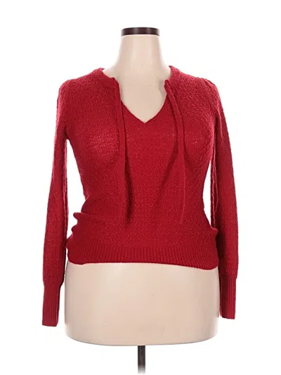 Pre-owned Unbranded Pullover Sweater In Red