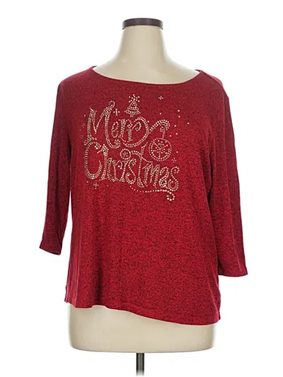 Pre-owned Unbranded Pullover Sweater In Red