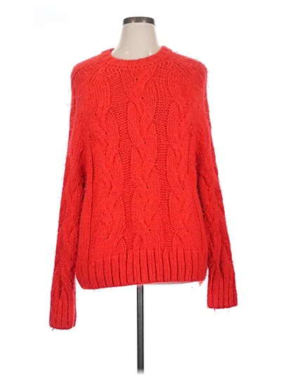 Pre-owned Unbranded Pullover Sweater In Red