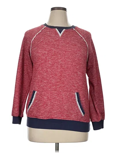 Pre-owned Unbranded Pullover Sweater In Red