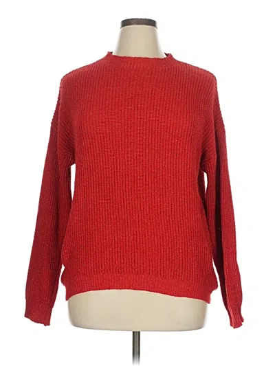 Pre-owned Unbranded Pullover Sweater In Red