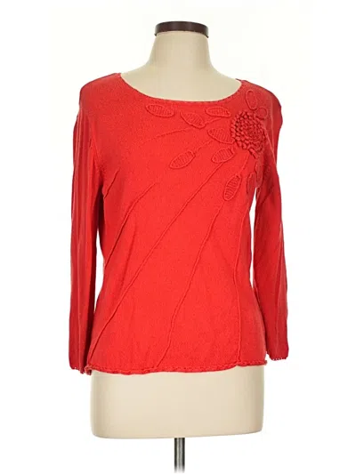 Pre-owned Unbranded Pullover Sweater In Red