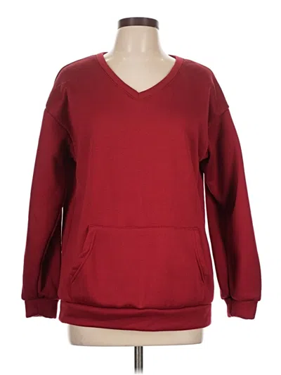 Pre-owned Unbranded Pullover Sweater In Red