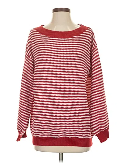 Pre-owned Unbranded Pullover Sweater In Red