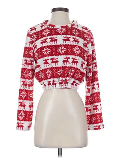Pre-owned Unbranded Pullover Sweater In Red