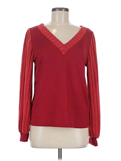 Pre-owned Unbranded Pullover Sweater In Red