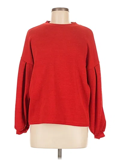 Pre-owned Unbranded Pullover Sweater In Red