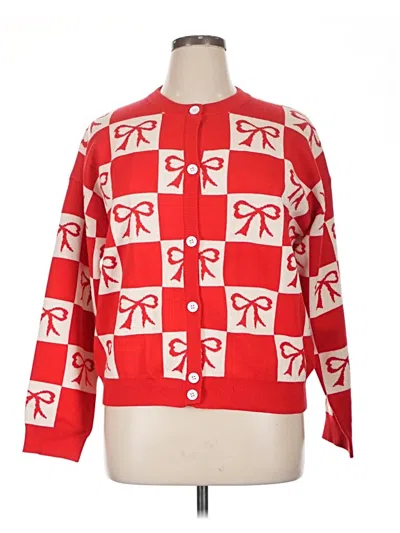 Pre-owned Unbranded Pullover Sweater In Red