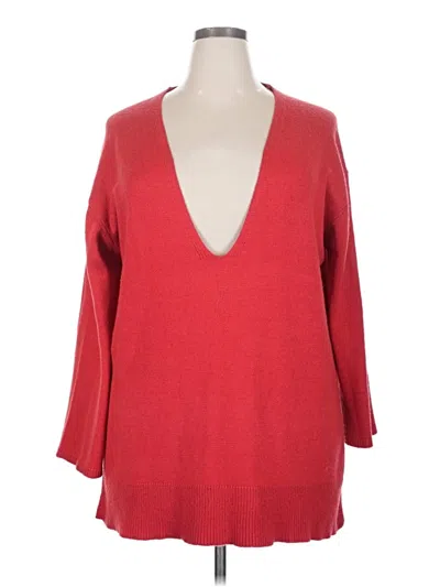Pre-owned Unbranded Pullover Sweater In Red