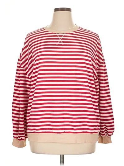 Pre-owned Unbranded Pullover Sweater In Red