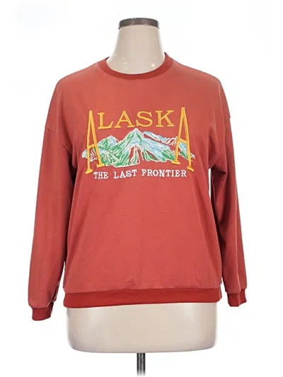 Pre-owned Unbranded Pullover Sweater In Red