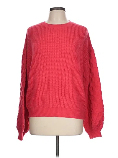 Pre-owned Unbranded Pullover Sweater In Red