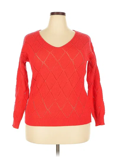 Pre-owned Unbranded Pullover Sweater In Red