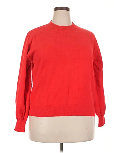 Pre-owned Unbranded Pullover Sweater In Red