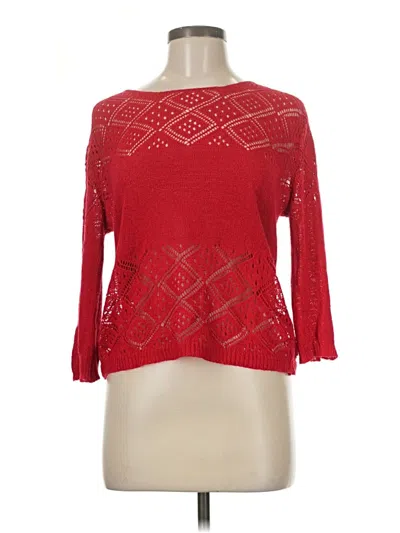 Pre-owned Unbranded Pullover Sweater In Red