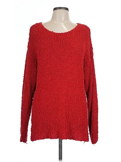 Pre-owned Unbranded Pullover Sweater In Red