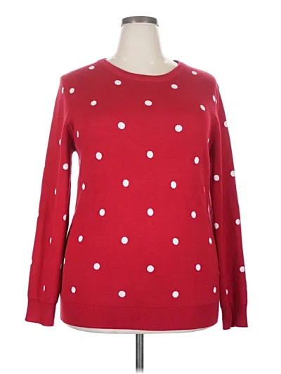 Pre-owned Unbranded Pullover Sweater In Red