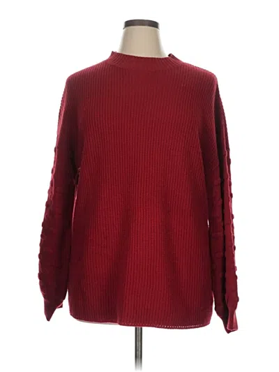 Pre-owned Unbranded Pullover Sweater In Red