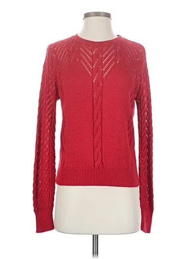 Pre-owned Unbranded Pullover Sweater In Red