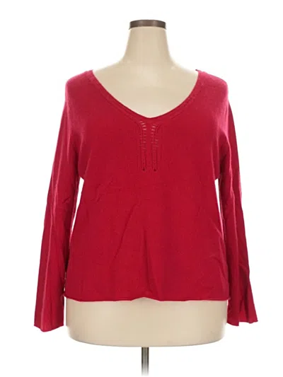 Pre-owned Unbranded Pullover Sweater In Red