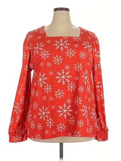 Pre-owned Unbranded Pullover Sweater In Red